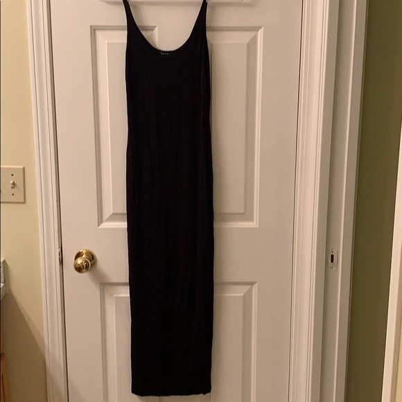 🖤Black midi dress